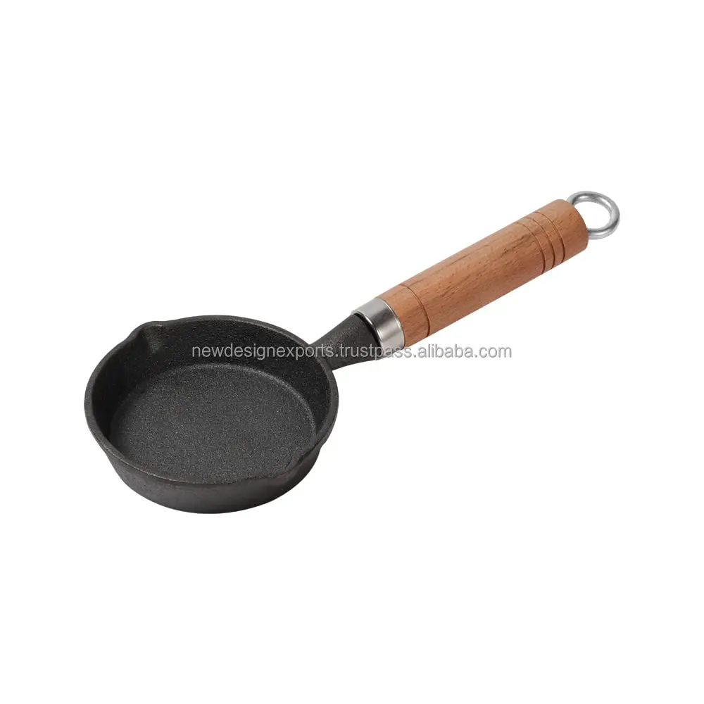 Чугунная сковорода для жарки маленькая Tadka яиц со специями подогревающая специй 10 см