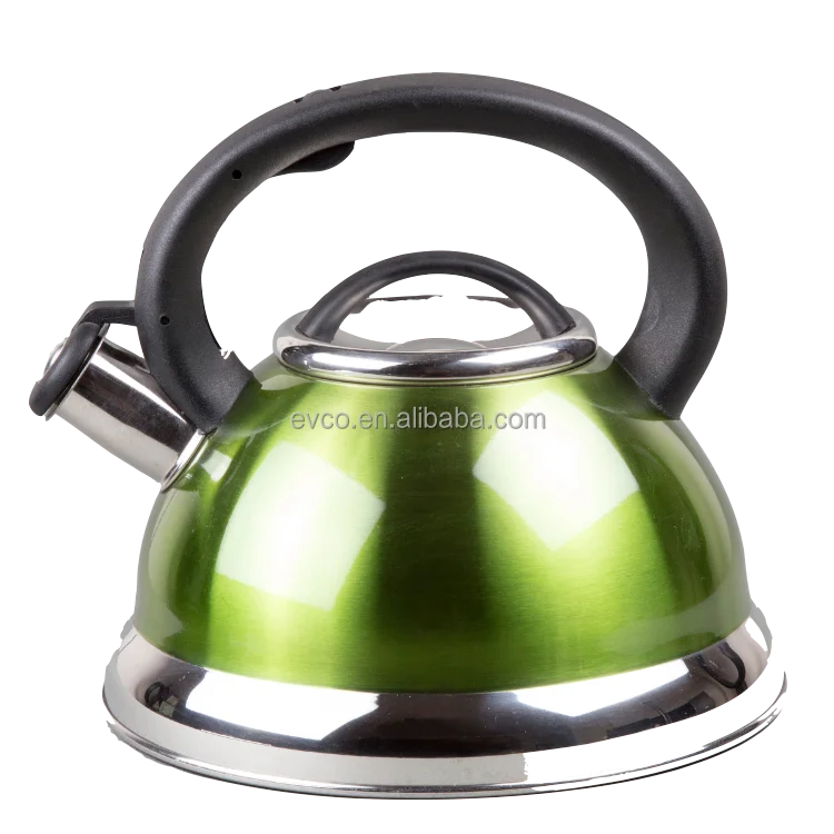 Alexa 3.0 Qt. Stainless Steel Water Kettle in Chartreuse Color