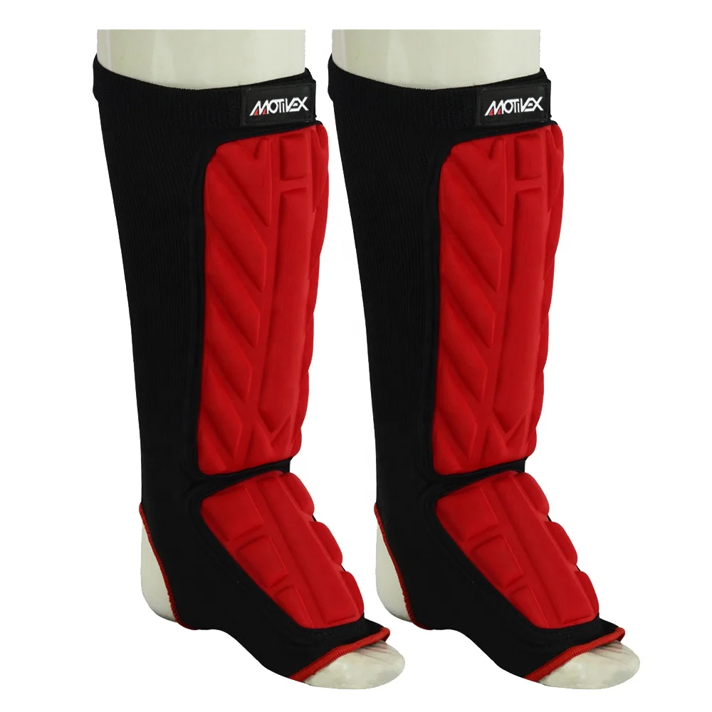 Shin Guard Pads Neoprene Karate Kickboxing Martial Arts Grappling MMA Fighting Boxing Gym Training Protector Shin Instep Guard