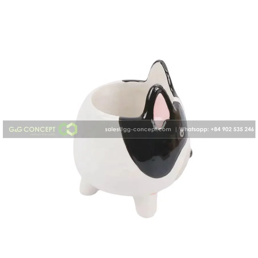 Decorate With Ceramic Animal Dog Plant Pot/Cartoon Succulent Planter Flowerpot From Vietnam/ High Quality Vietnam Export Product