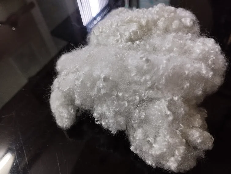 Hot sale 7D HCS Recycled Polyester Staple Fiber Vikohasan Manufacturer synthetic fiber and GRS enviroment material