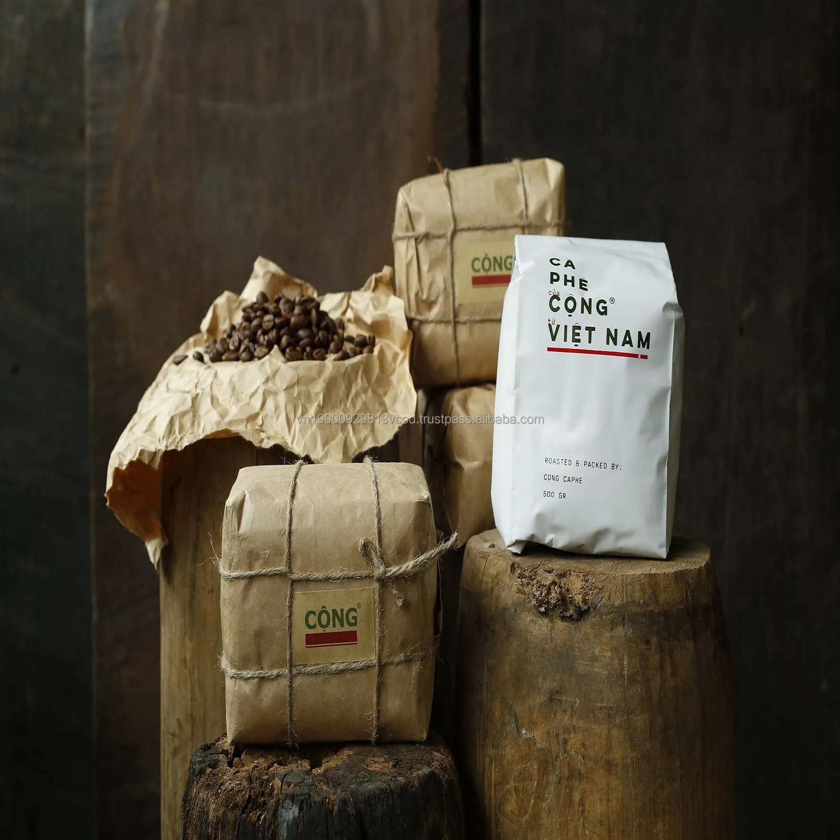 Высококачественный коммерческий КОФЕ Robusta с жареным покрытием г из Вьетнама