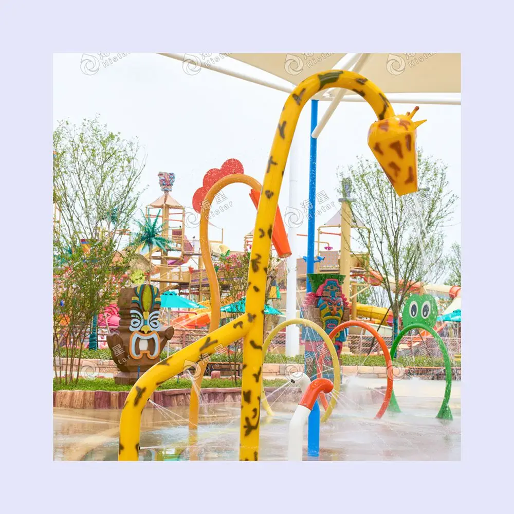 Histar focuses on parent-child water park equipment manufacturers including design Excellent quality splash pad equipment