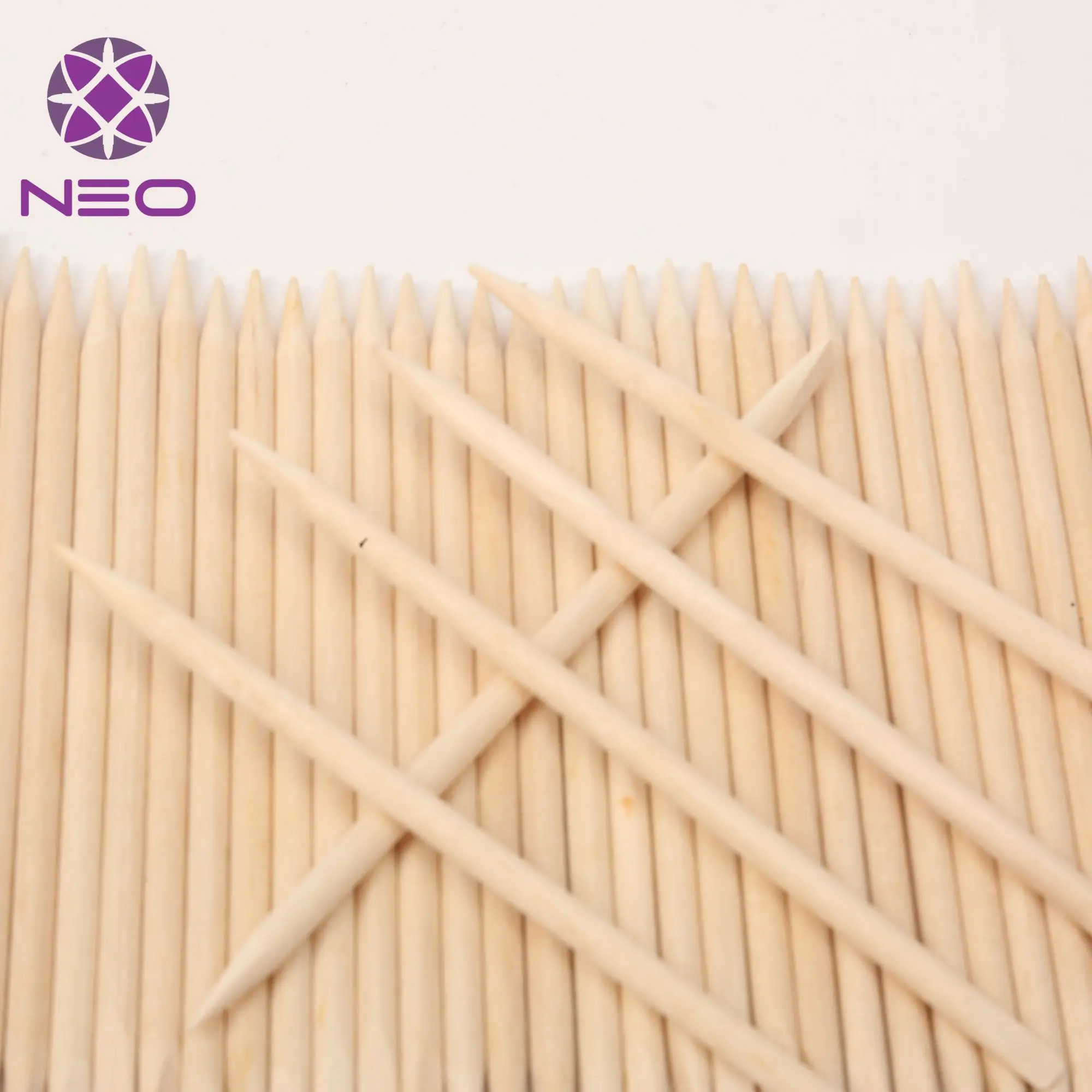 Orange Nail Pusher Disposable Nail File Orange Sticks Remover Tool For Beauty And Personal Care