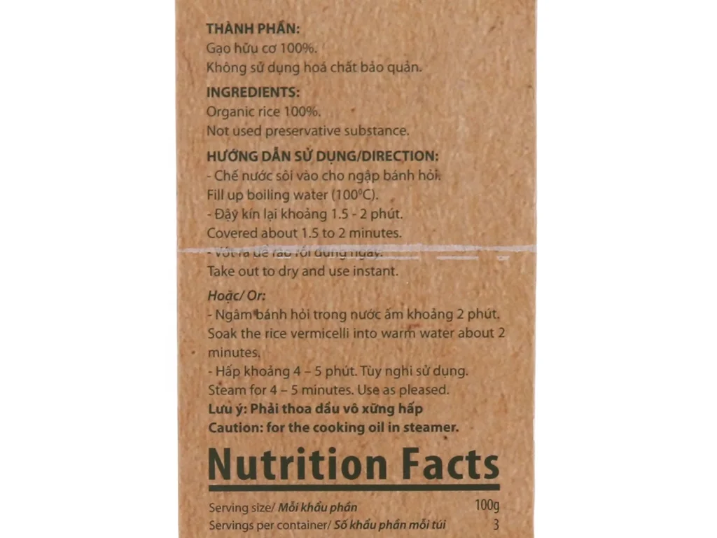 BichChi рисовая вермишель Banh Hoi-органическая клеточная вермишель, сделано во Вьетнаме