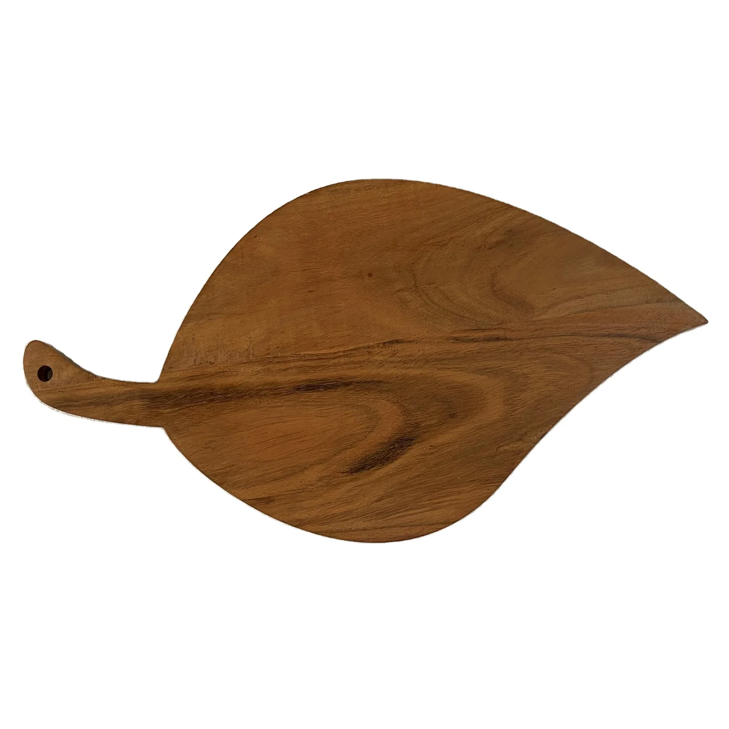 Customized Natural Wooden Chopping Board Elegant Leaf Shape Vegetable & Fruit Cutting Board for Sale