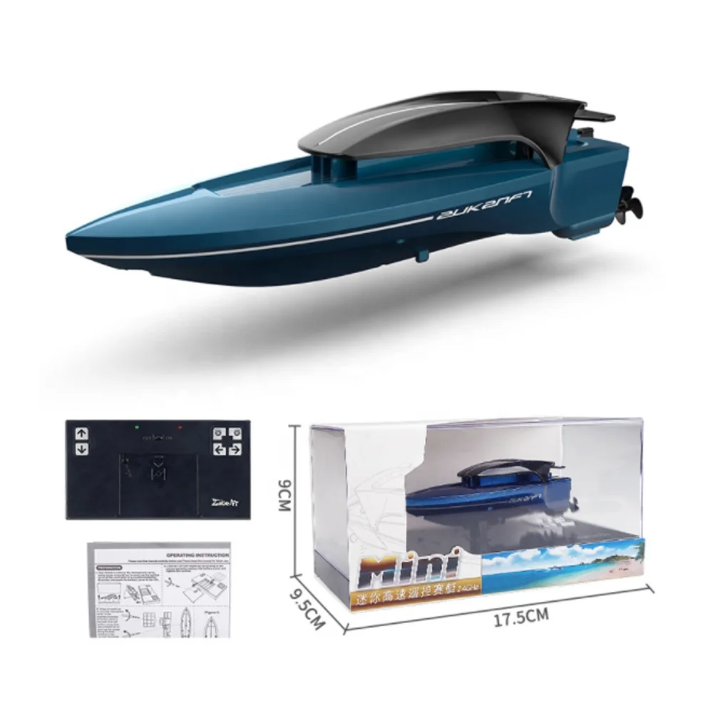 
Hot selling New 2.4G Mini Remote Control High Speed Boat RC Racing Boat RC Toys 