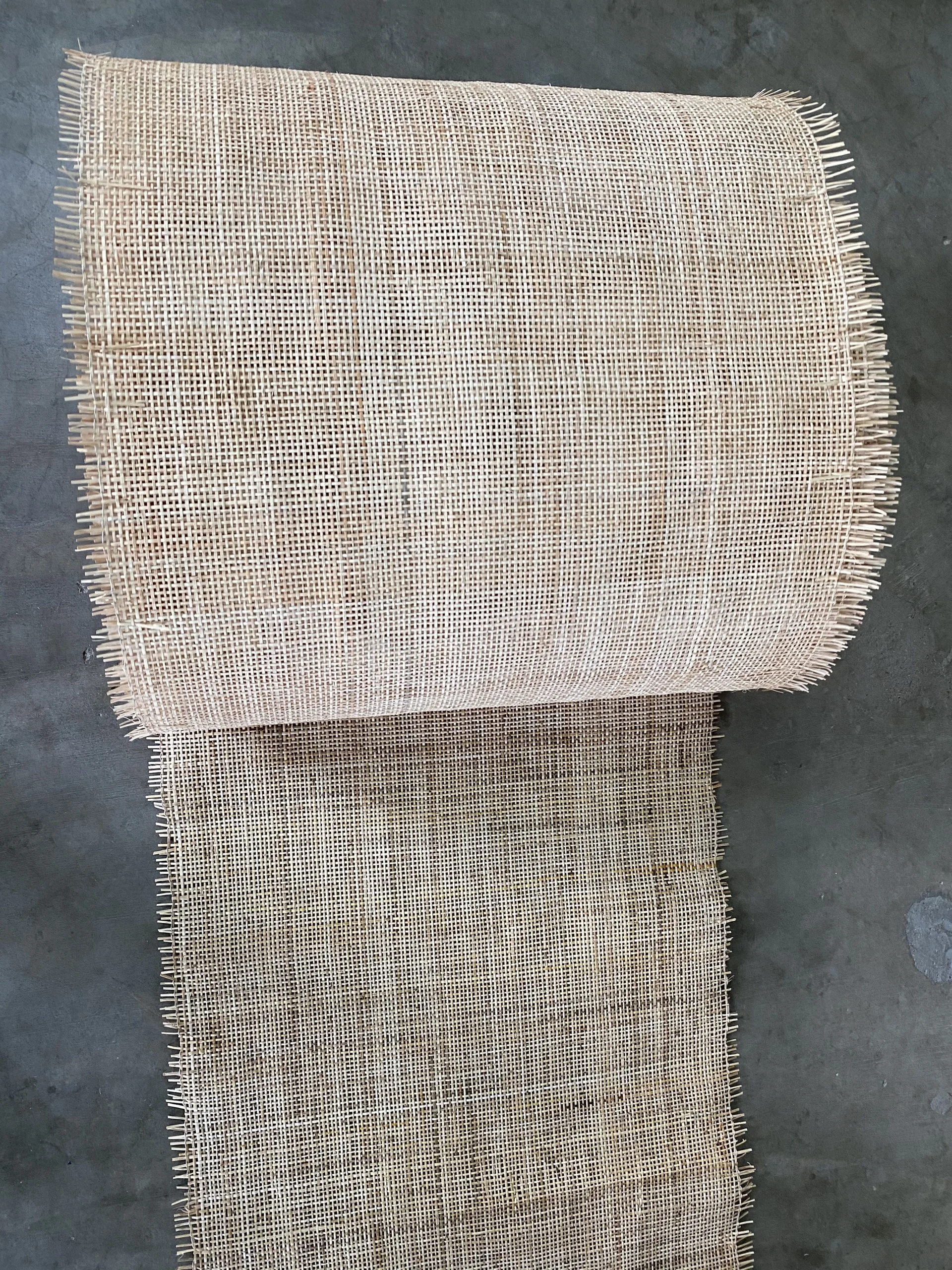 Woven Cane Rattan ma For Chair Table  Natural Rattan Webbing Roll Ceiling Background Wall From Viet Nam