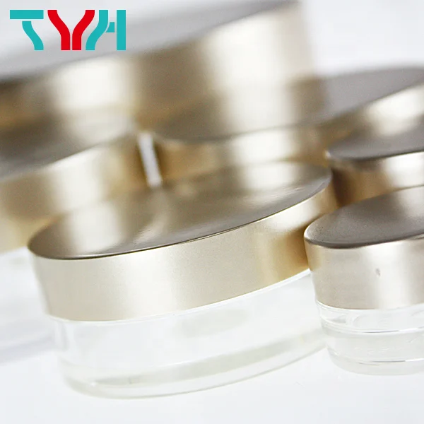 5 мл прозрачная банка для домашних животных с акриловой черной круглой крышкой (IN05)