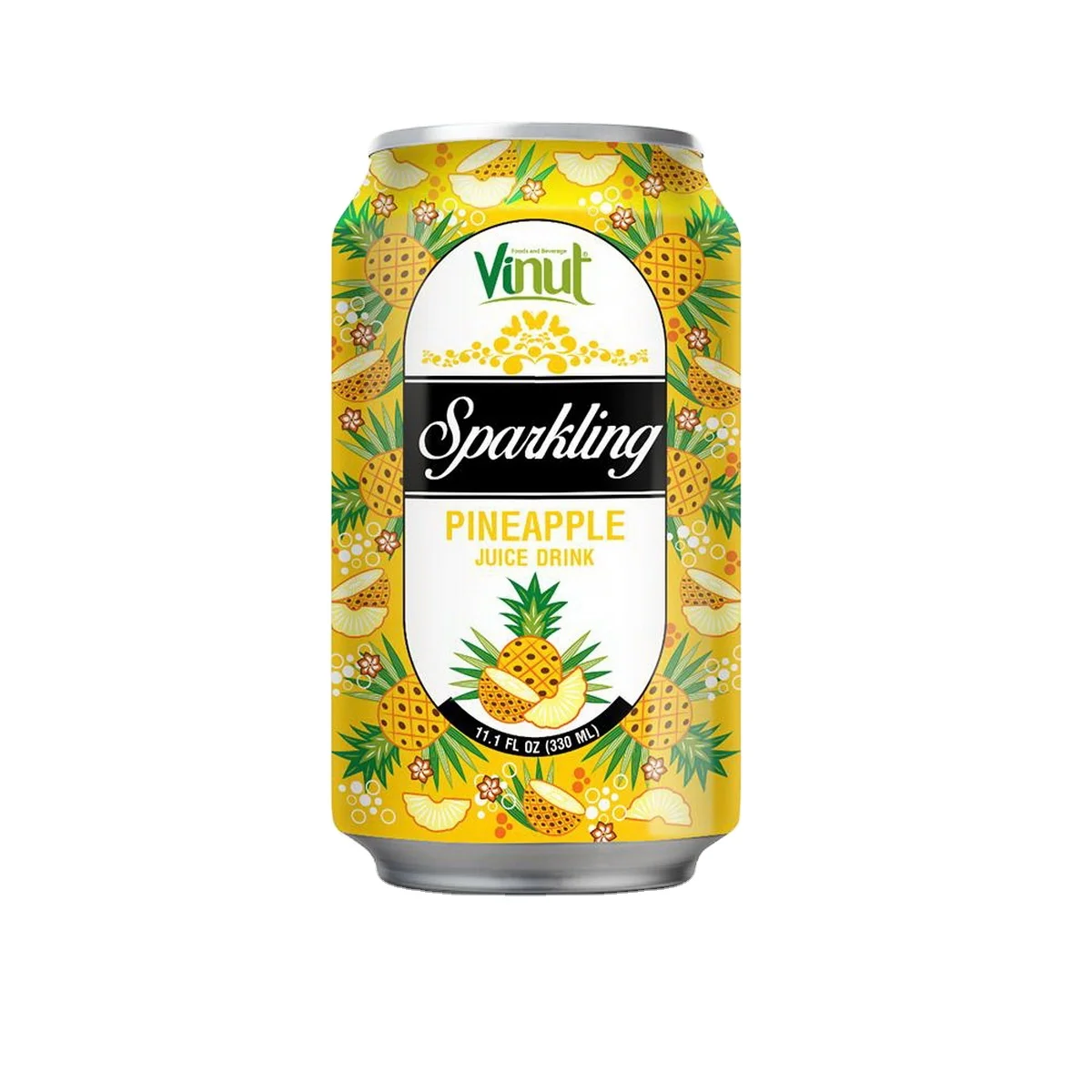 11.1 fl oz Pineapple Juice Sparkling water drink ODM energy