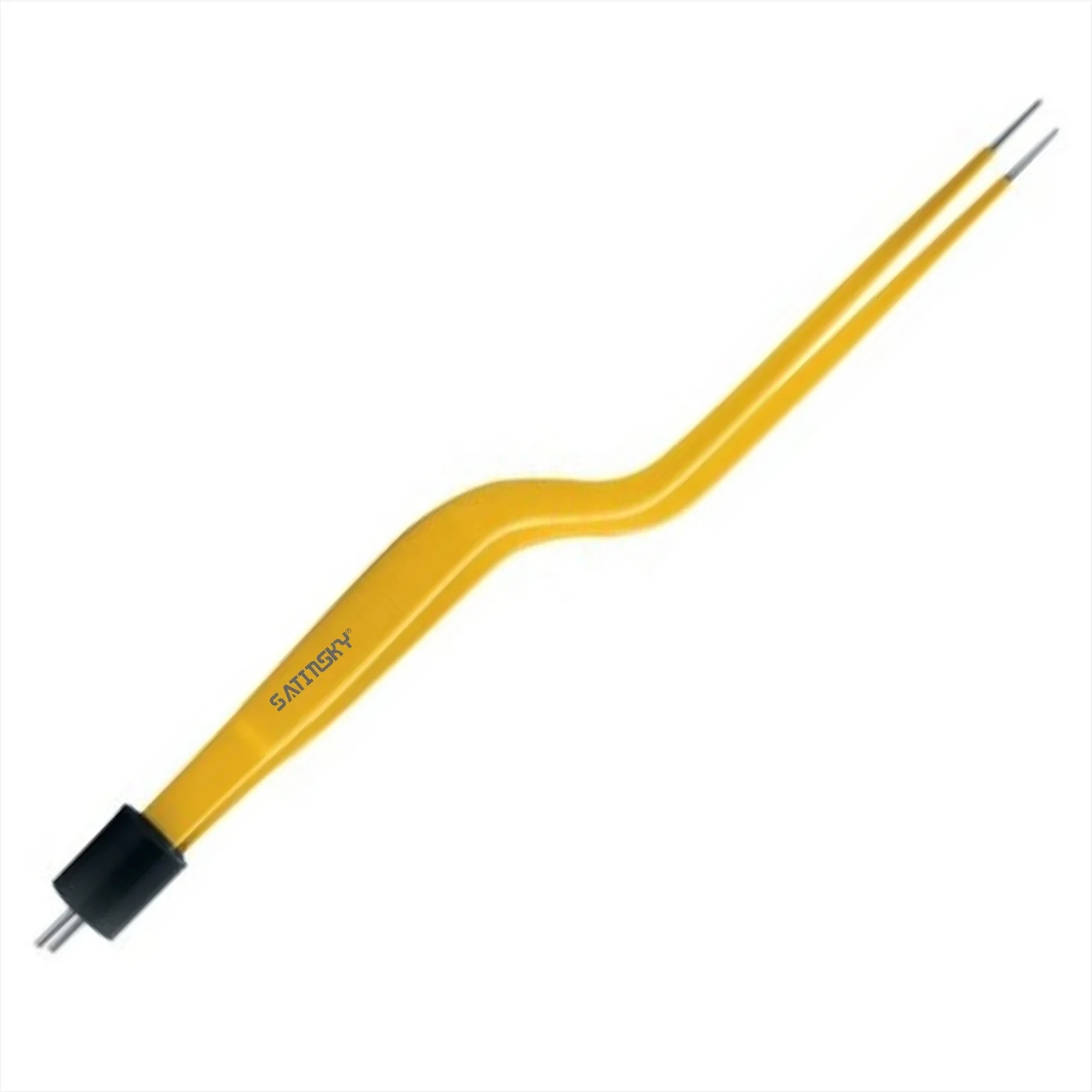 Bipolar ENT electrode straight, tip  angulated working length 18cm Electro Surgical Instruments