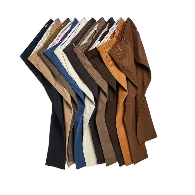 High Quality Multi Solid Color Trousers Mans Straight Pants Casual Business Pants Slim Fit Custom Chino Pants For Men From BD