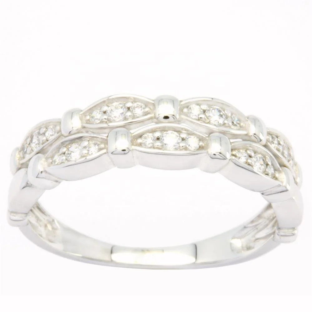 Daily Wear Wholesaler Fine Jewelry 750 18K Pure Gold Finger Ring Real Diamond Jewelry Custom Ring