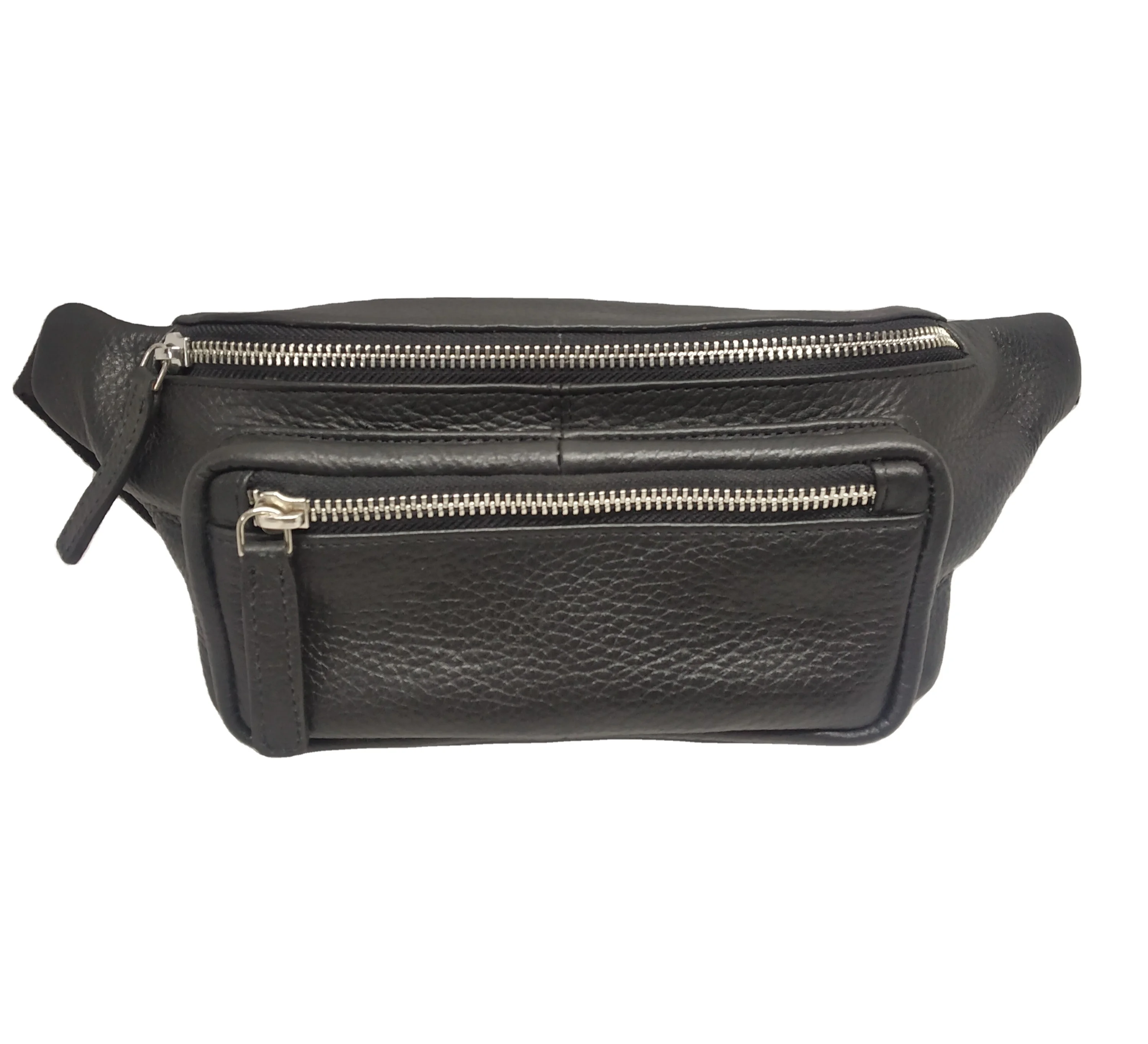 Premium Quality Manufacturer Leather Cross Body Pouch Waist Hip Belt Bag Fanny Pack Girls Boys Fashion Sporty Adjustable Strap