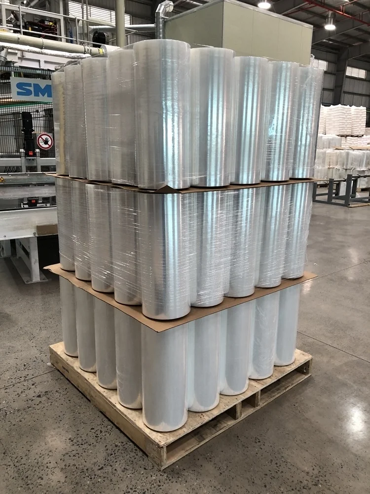 PE Plastic Film Shrink Wrap Self-Adhesive Packing Material Stretch Film Accessories for Plastic Blowing Film Machines