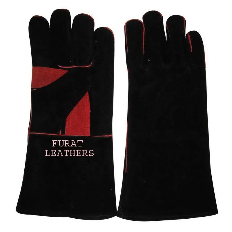 Manufacturer leather glove welding high quality sheepskin leather welding gloves Extreme Cut Heat Resistant
