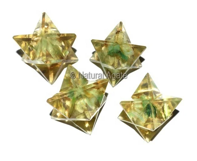 Buy Orgone Green Aventurine Merkaba Star | Orgone Green Aventurine Merkaba Star for Sale
