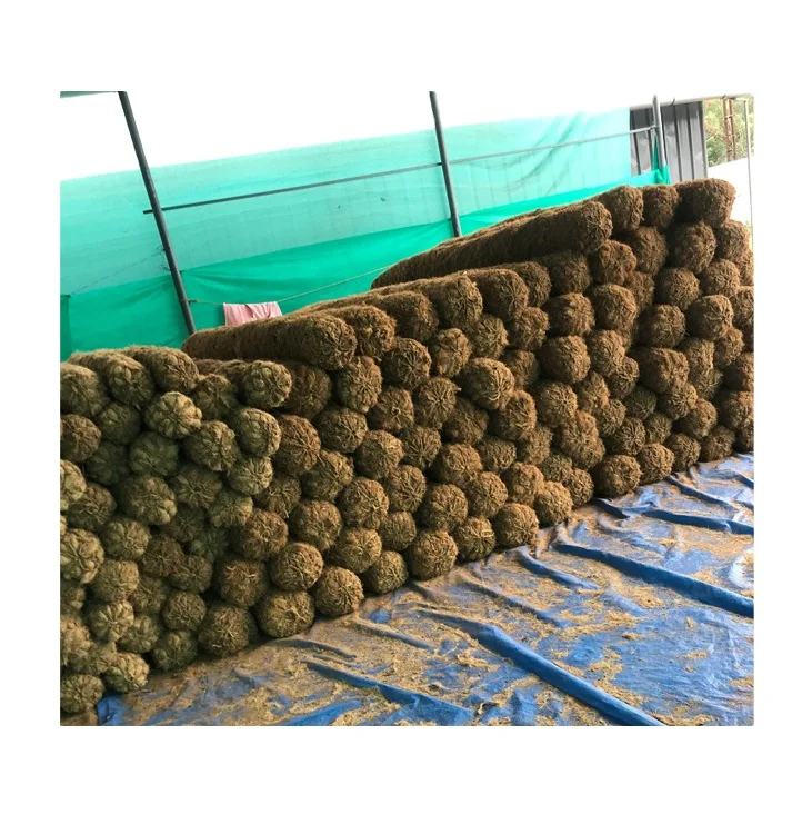 Indian Manufacturer of Genuine Quality Raw Material 100% Natural Biodegradable Coir Logs for Door Mats at Reliable Price