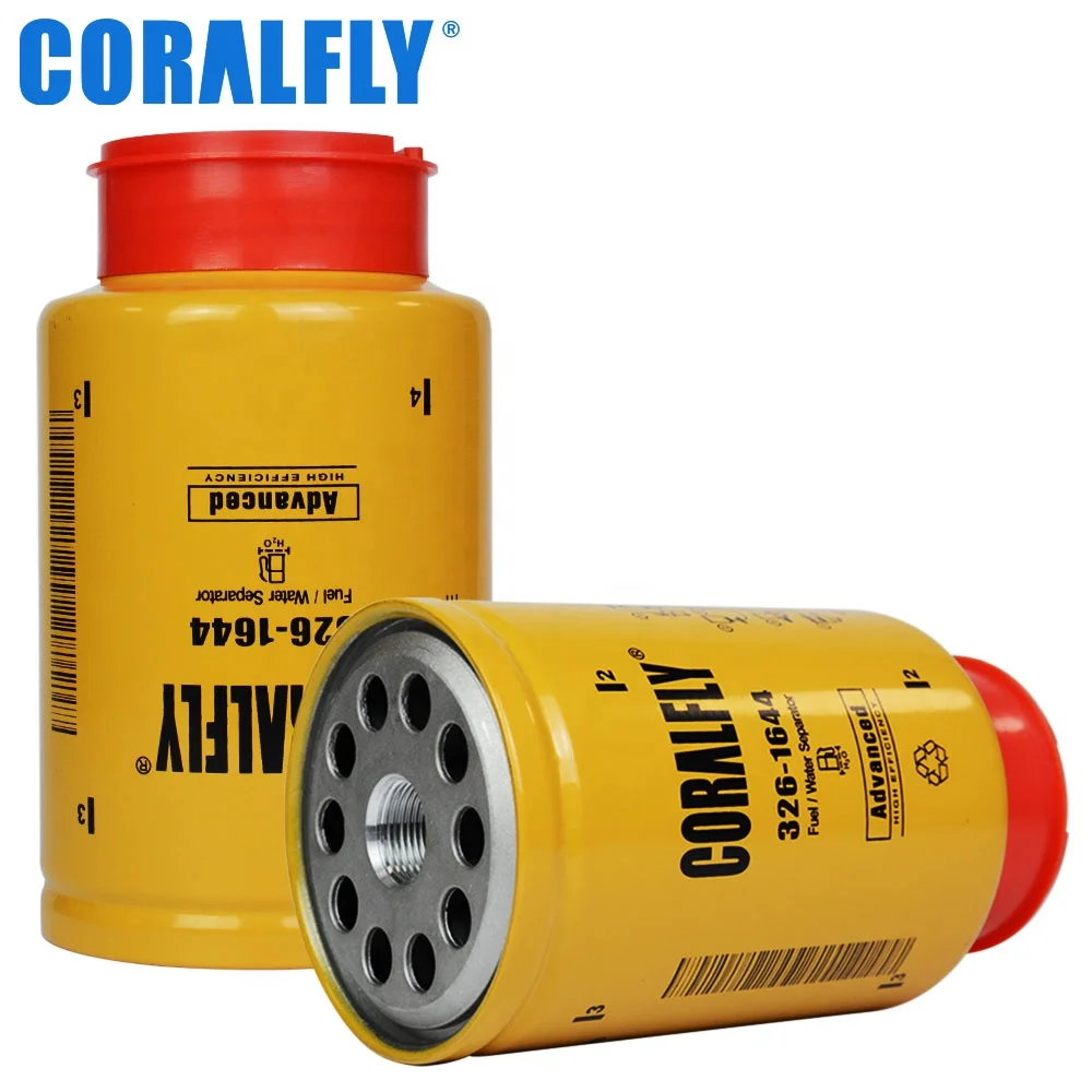 Coralfly OEM ODM грузовик топливный сепаратор воды фильтр P551110 362-1643 3261643 326-1644 3261644