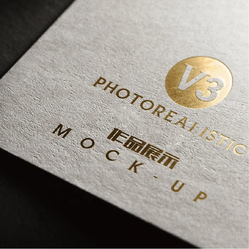 Luxury Embossed Stamping Business Card Printing Thick Custom Art Paper Printing Business name card