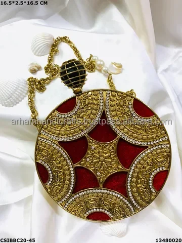 Mother of Pearl Evening Bag Lady Clutch Metal Hot Sale Wedding Light Handbag Handmade Fashionable bag low price by LUXURY CRAFTS