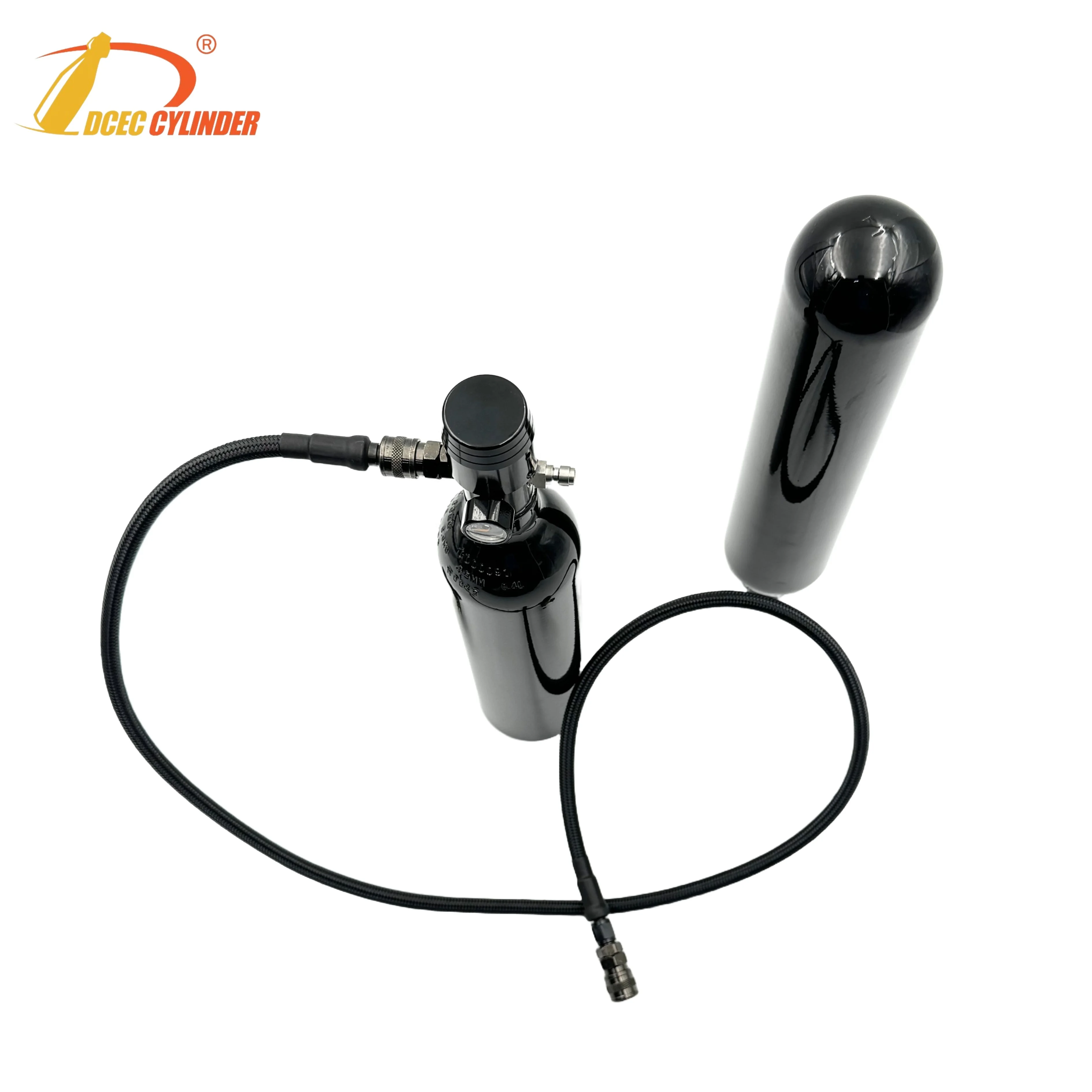 207bar TPED 48ci airsoft gun 3000psi paintball air cylinder hpa tanks with airsoft regulator