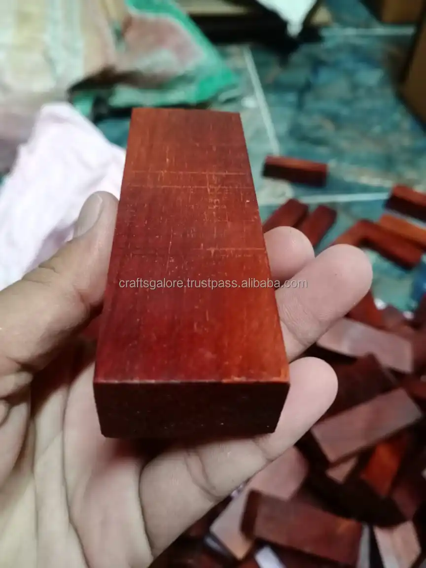 wooden blanks from India wholesale rose wood blocks at factory price handcrafted polished wooden blocks by crafts galore
