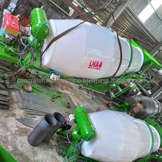 Top grade producer from Vietnam country 2.5 cbm self loading concrete mixer swing with pump strong durable for construction work