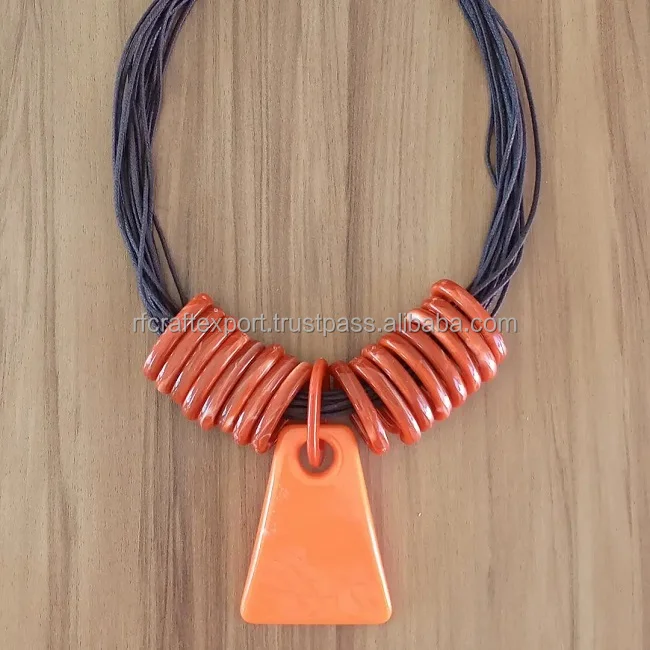 Latest Design Handmade Resin Necklace For Women fashionable Jewelry accessories from India by RF Crafts