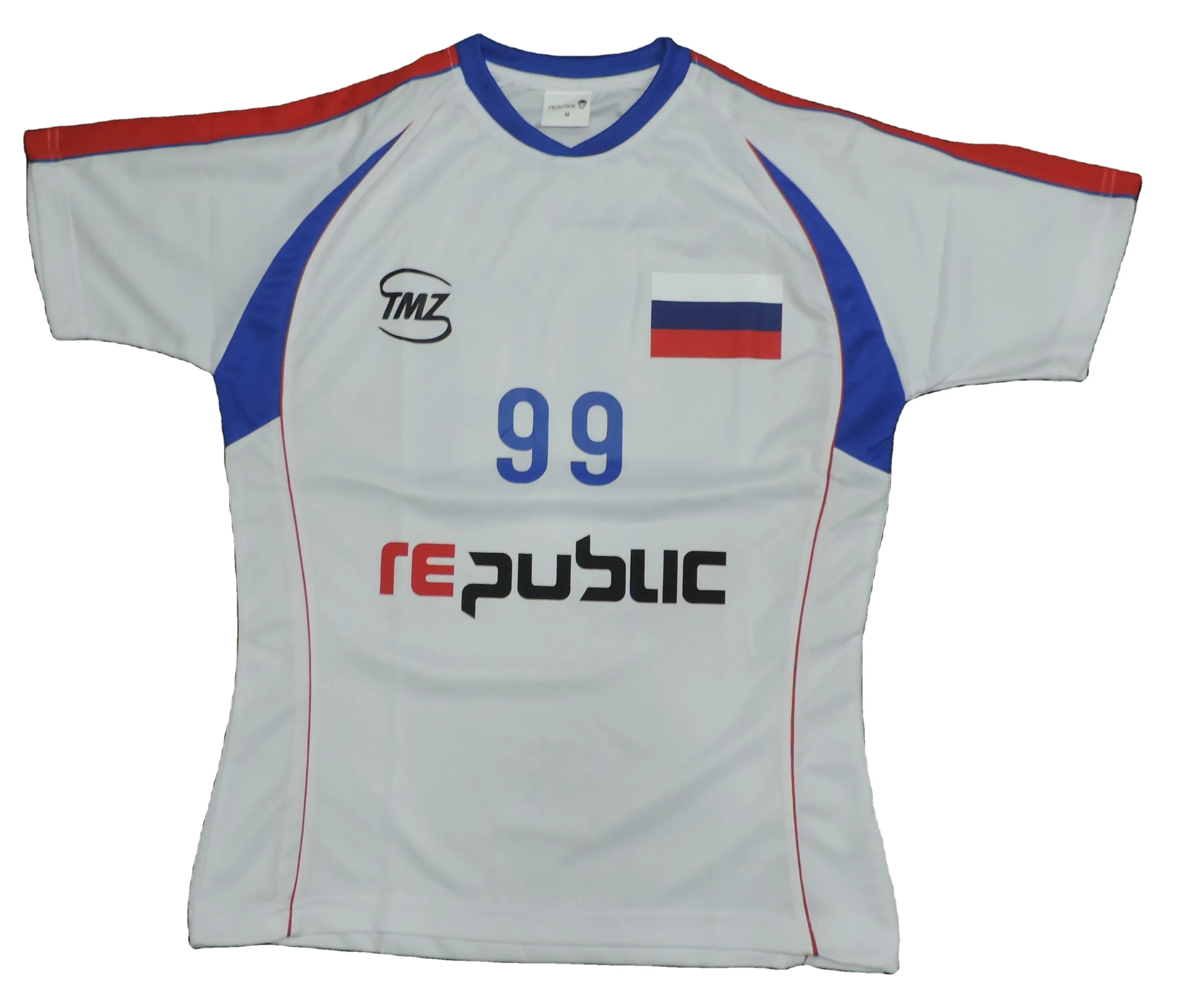 Custom Made Design Women Soccer Jerseys France Away Jersey Football Club Training Uniform Sustainable Eco Friendly
