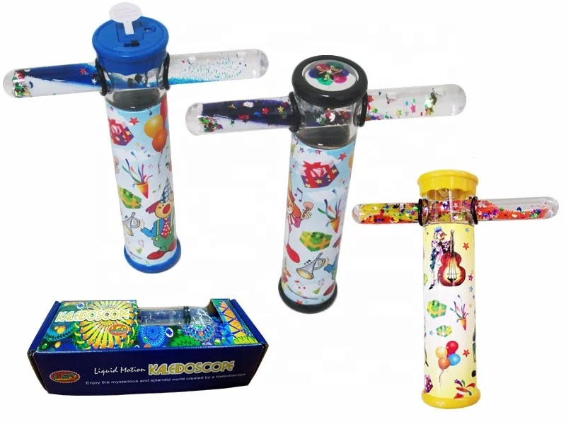 LED kaleidoscope Souvenir Item Stress Relief Educational Toys Liquid Motion Sensory Toys