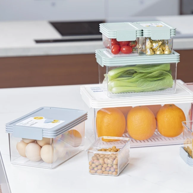 Hokkaido tritan rectangular container 500ml Kitchenware food storage container boxes Polypropylene PP plastic BPA free container