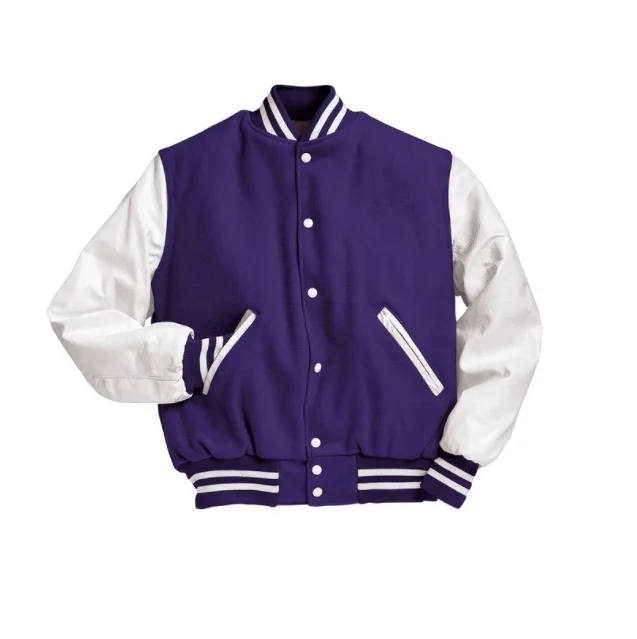 New Varasity College Letterman Jacket Customize logo Embroidery Body Sleeves High School Varasity Jacket