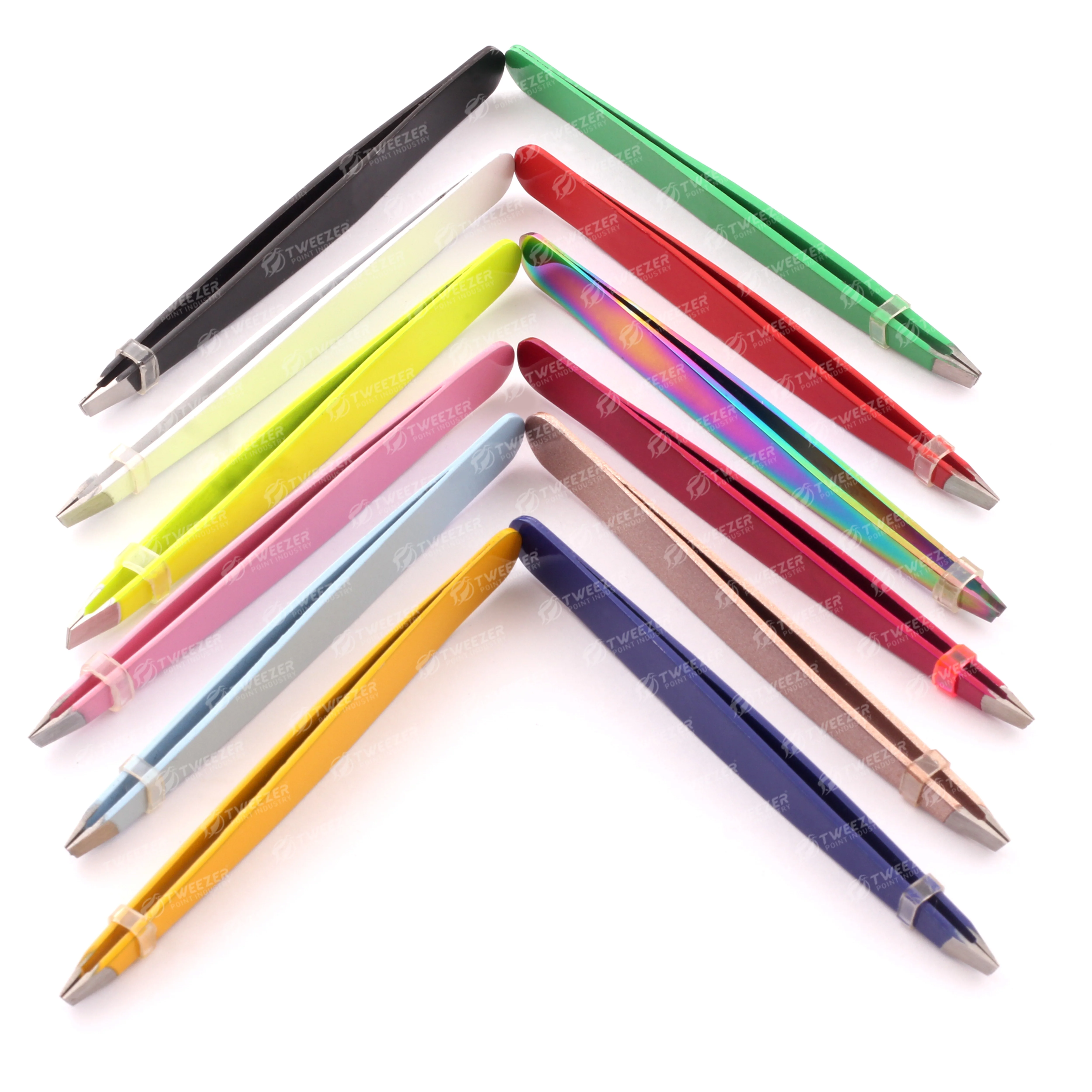 Wholesale Best Price Eyebrow Tweezers Customized Design Professional Eyebrow Tweezers Stainless Steel Tweezers