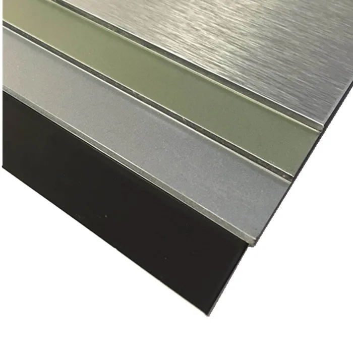 Henglicai price 2mm 3mm 4mm 5mm 6mm gold PE coated acp panel silver interior wall plates aluminum composite panel
