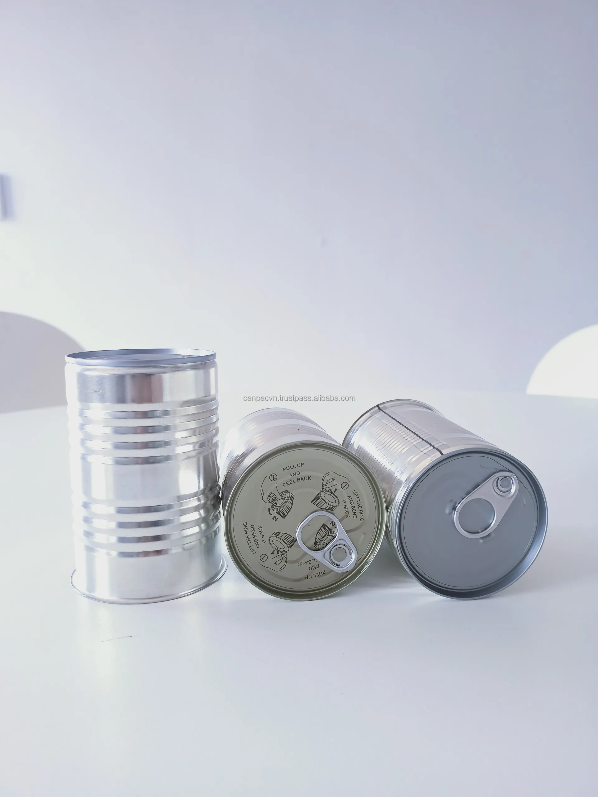  300 г пустых жестяных банок из Вьетнама для еды и фруктов