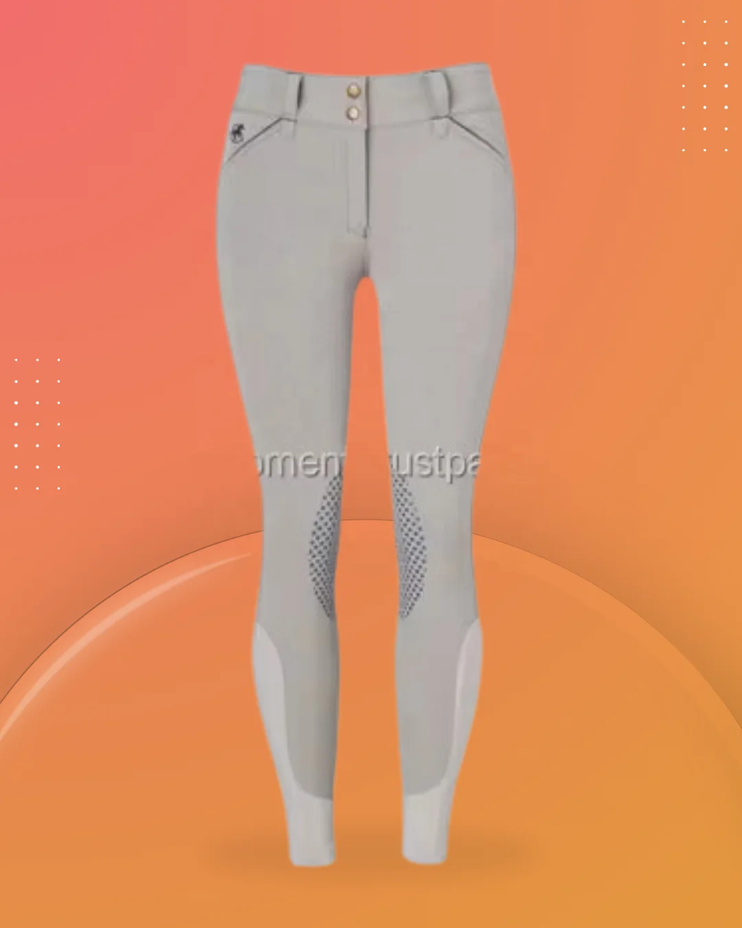 Cotton Knit Fabric Riding Breeches Stretch Comfortable Horse Products