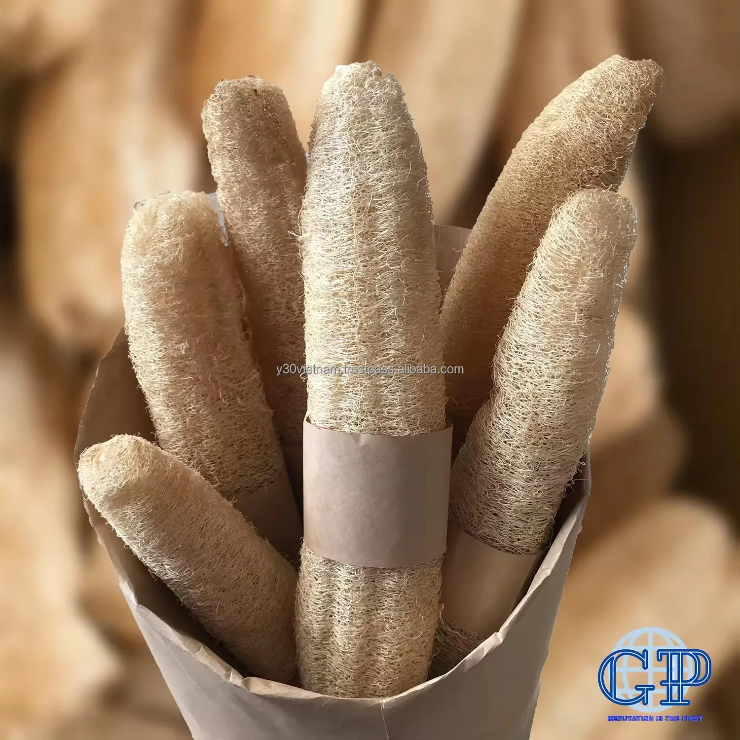 Высококачественные натуральные 35 см губки с ароматом розы биоразлагаемые отшелушивающие для тела услуги по купанию во Вьетнаме