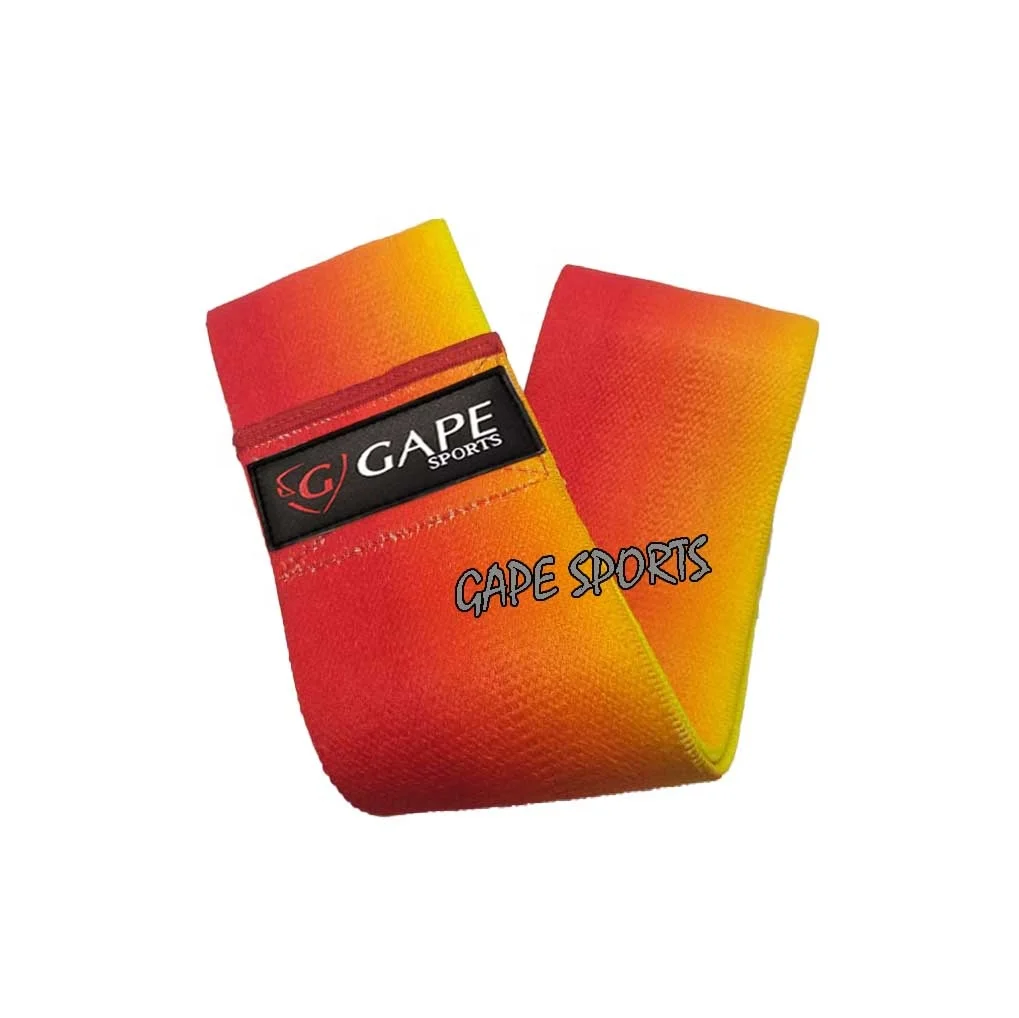 New Arrival Custom Fabric Resistance Bands Custom Logo Fitness Booty Bands For Fitness Exercise of Legs & Butts With Rubber Logo