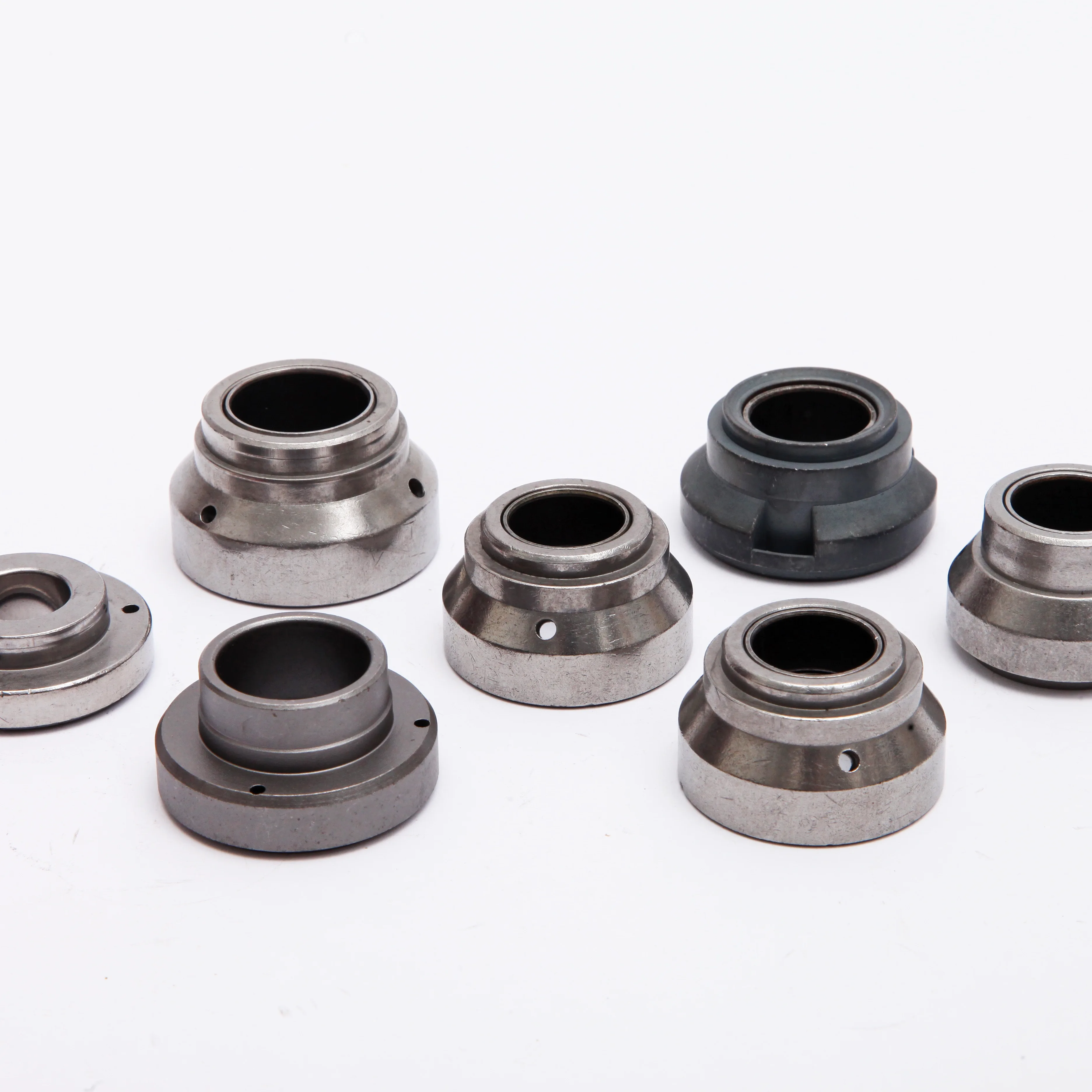 manufacturer customized  Fe-C-Cu powder metal sintered parts piston base valve and rod guide components shock absorber
