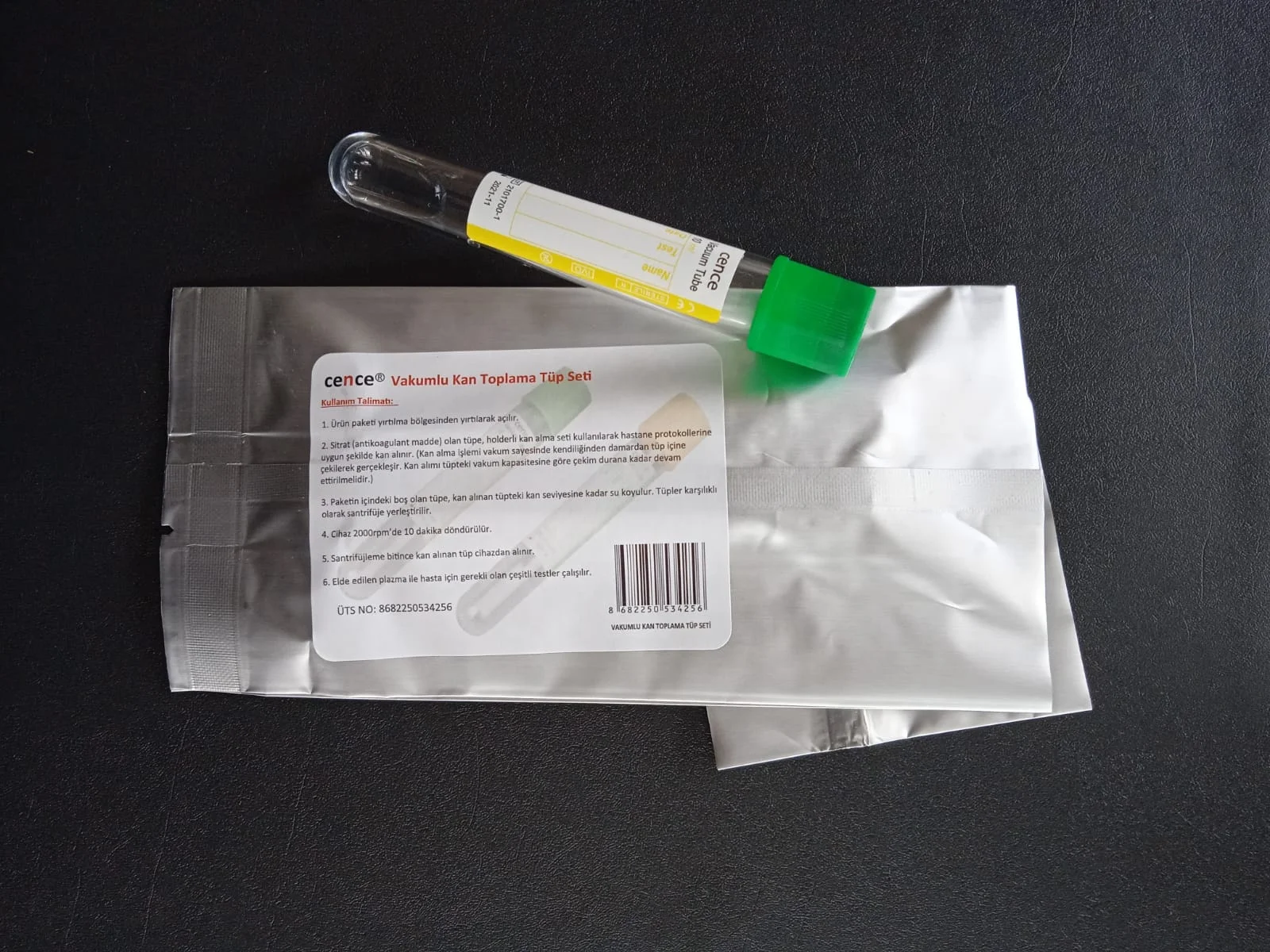 Sterile Plastic (PET) 10ml Vacuum Blood Collection Tube with Sodium Citrate 16*100mm Centrifuge Tube Sterile Packing