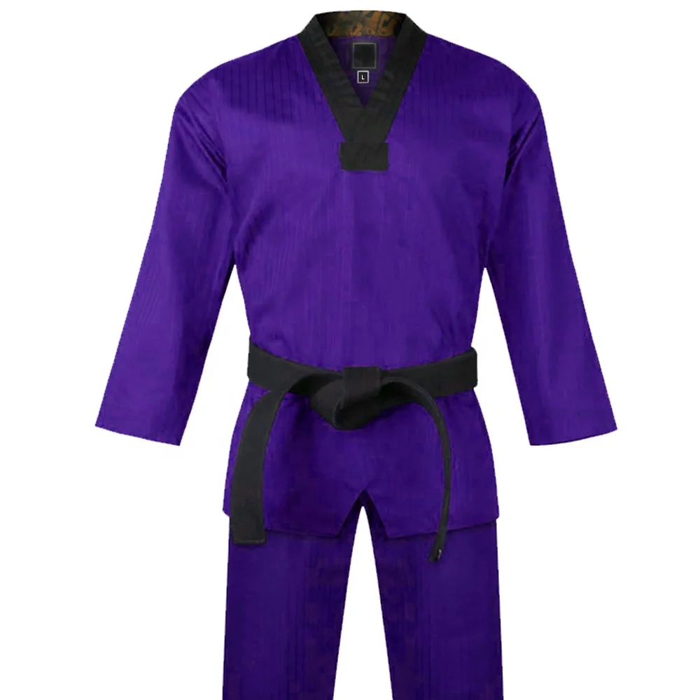Colorful white Taekwondo uniform Dobok For Sale