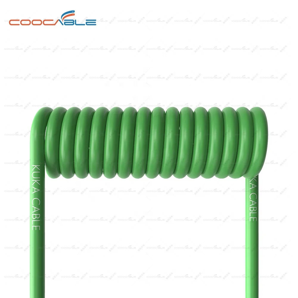 Brake System Seven Electric Coil,Trailer Spiral Cable Wire,Coiled cable