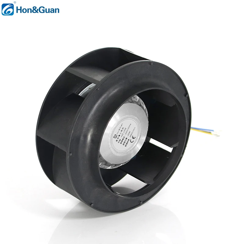 Вентилятор с обратной кривой диаметром 133 мм внешний мотор ротора