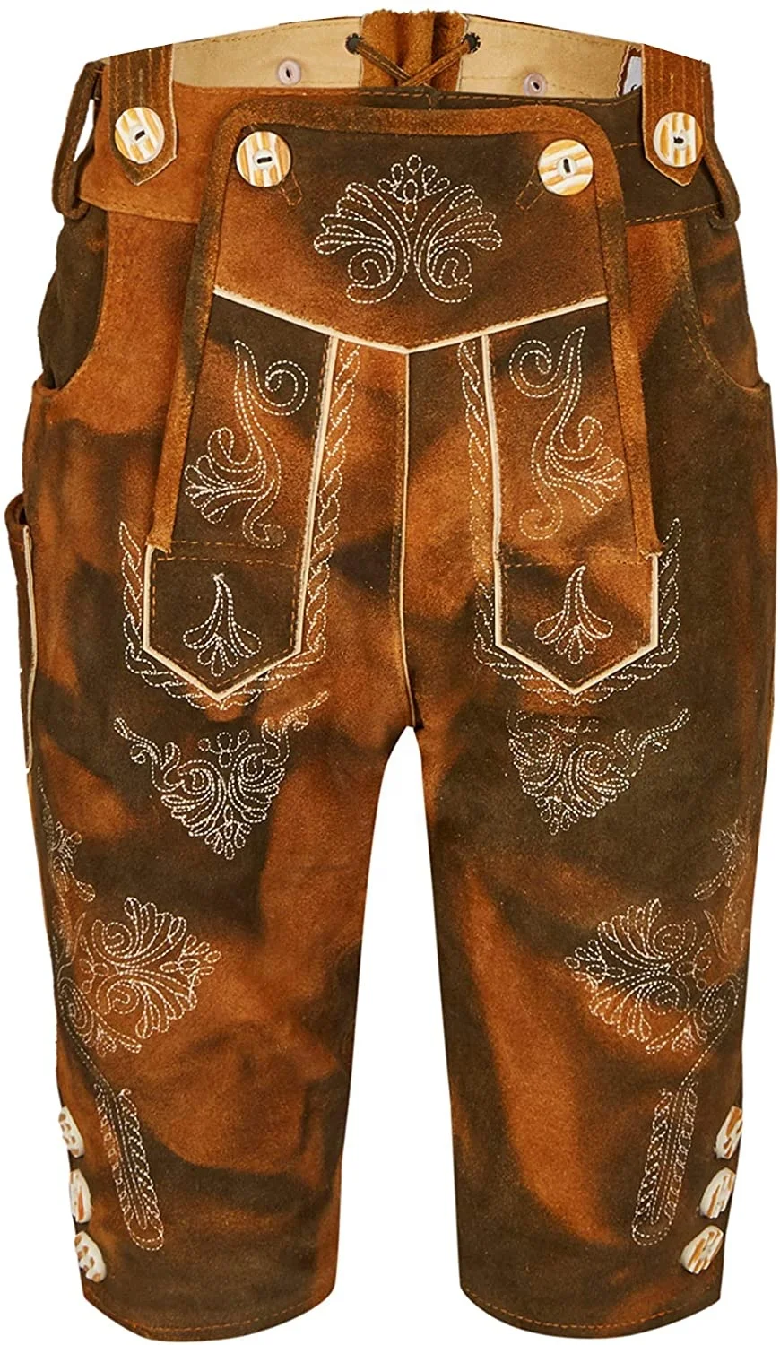 Оригинальные новые немецкие подтяжки Lederhosen из натуральной кожи с Баварским октоберфестом и подходящими подтяжками Короткие традиционные штаны