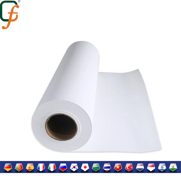 Factory direct fast dry sublimation paper 100/90 gsm digital printing paper heat transfer printing paper for polyester fabric
