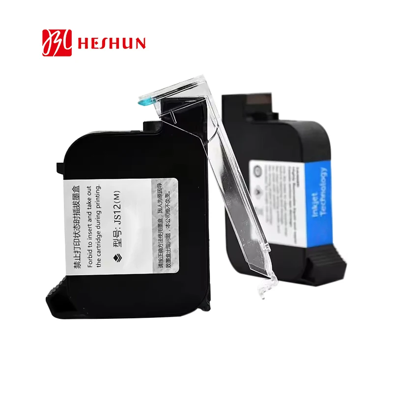 Heshun Tij 2.5 Fast Dry Solvent Cartridge For Handheld Inkjet Printer JS10 JS12 Ink Cartridges