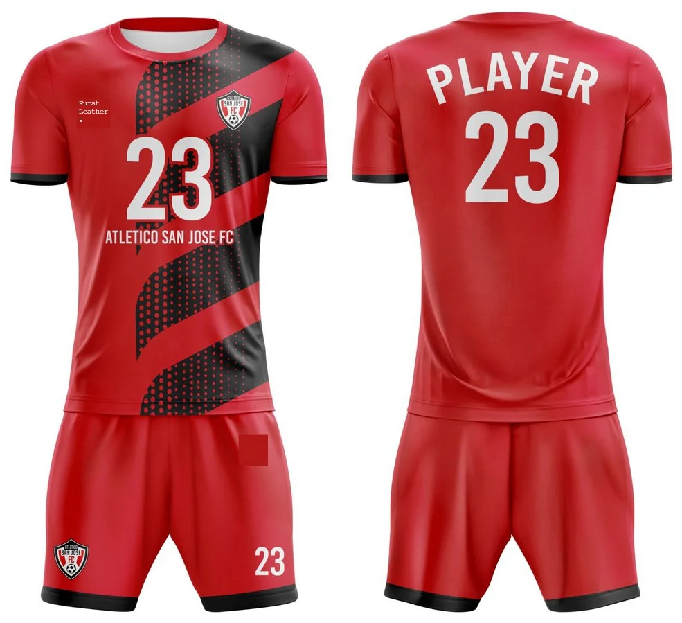 Bayer Leverkusen Private Label Soccer Team Uniform Football Jerseys for Club Jersey & Shorts Soccer Wear Customized Team Name