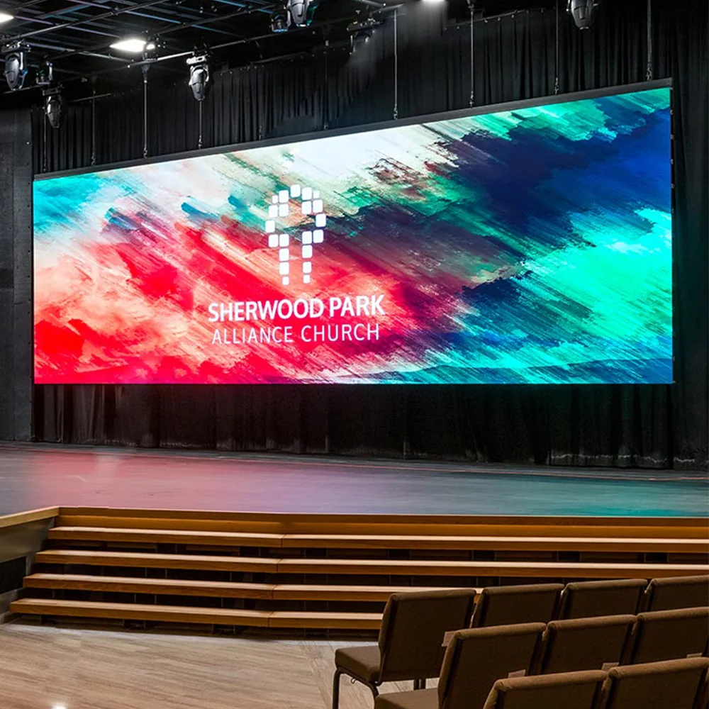 
P1 p1.25 p2.6 p2.9 p4mm 3.9mm rental led video wall panel display church led screen 