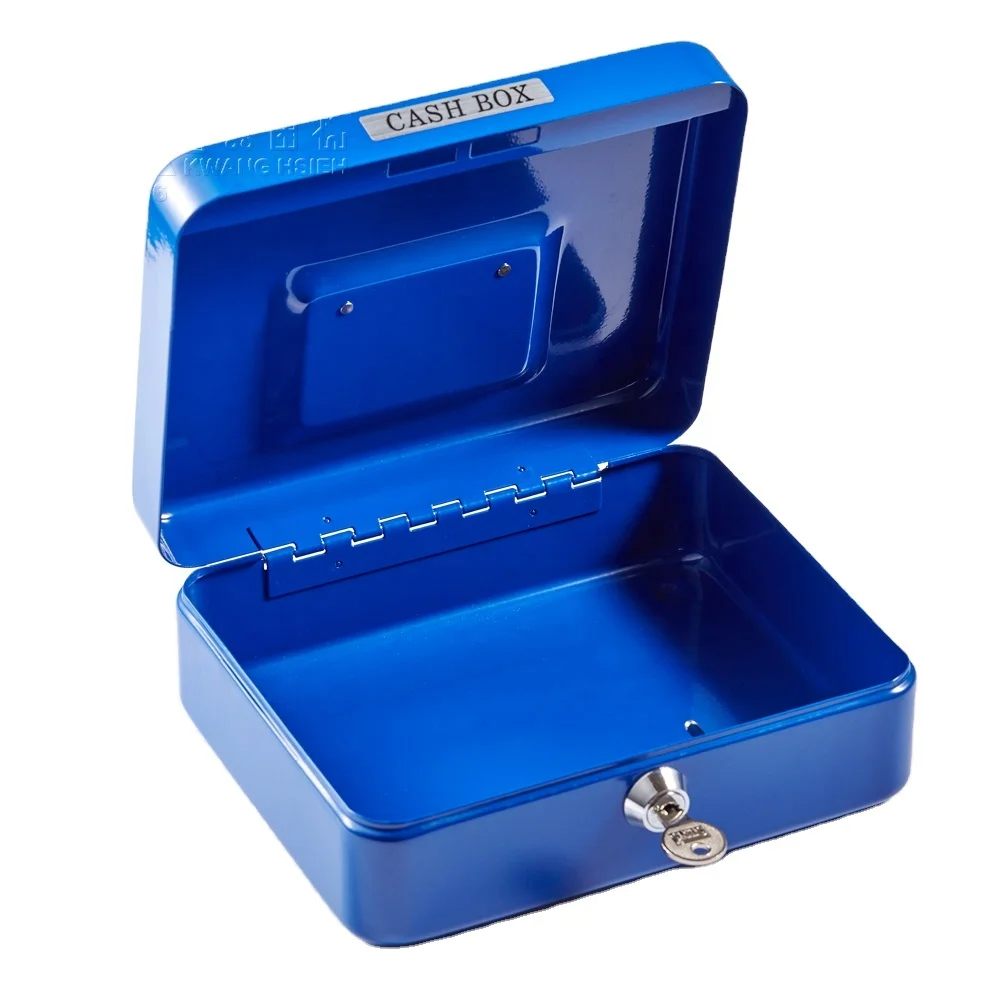 Kwang Hsieh Vintage Style Metal Coin Cash Money Safe Box